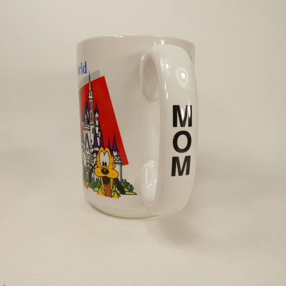 Walt Disney World Ceramic MOM Coffee Mug/Cup Mickey, Minnie, Donald, Goofy UEJYV - Picture 3 of 13